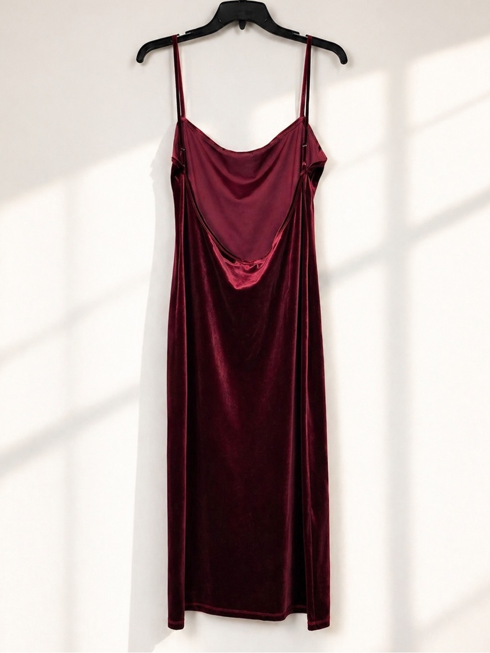 Reformation Merel Chianti Velvet Dress Stretch Size XL - Picture 7 of 13